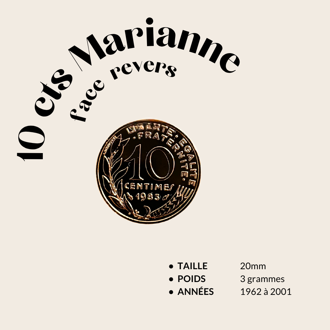 Bague 10 centimes Marianne