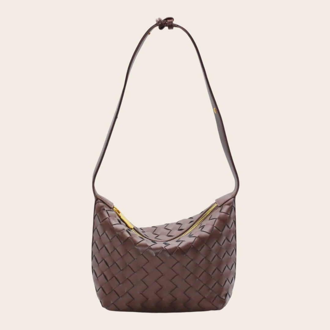 Pochette Tressée chocolat