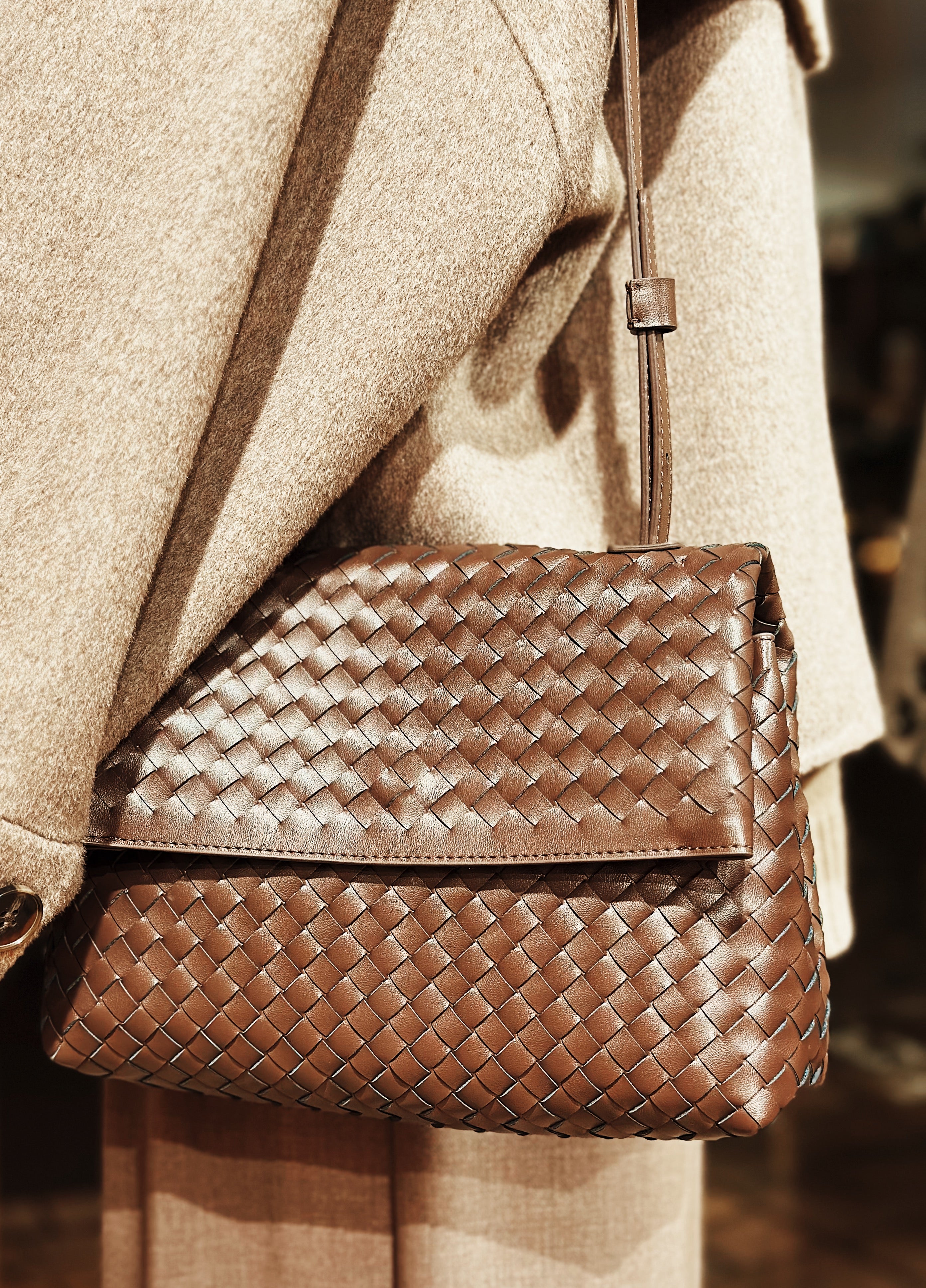 Sac Tressé chocolat