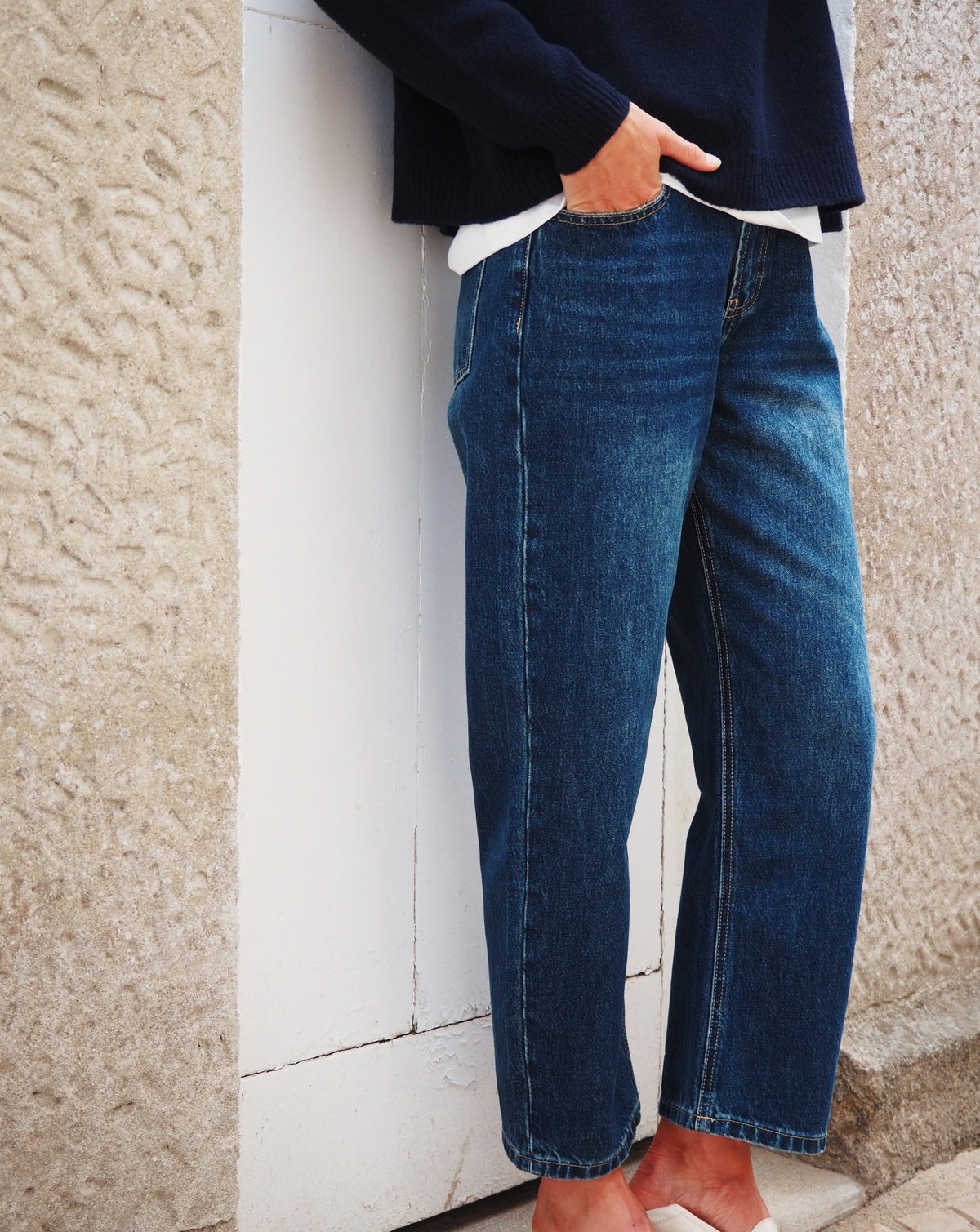 Jean Boyfriend bleu