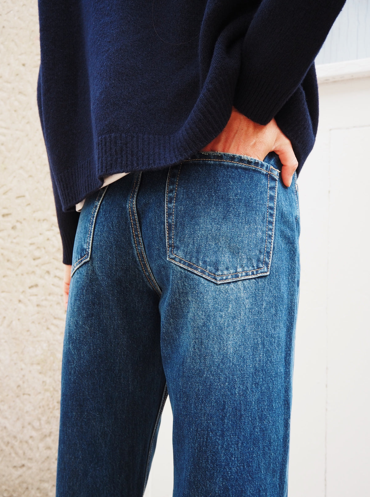 Jean Boyfriend bleu