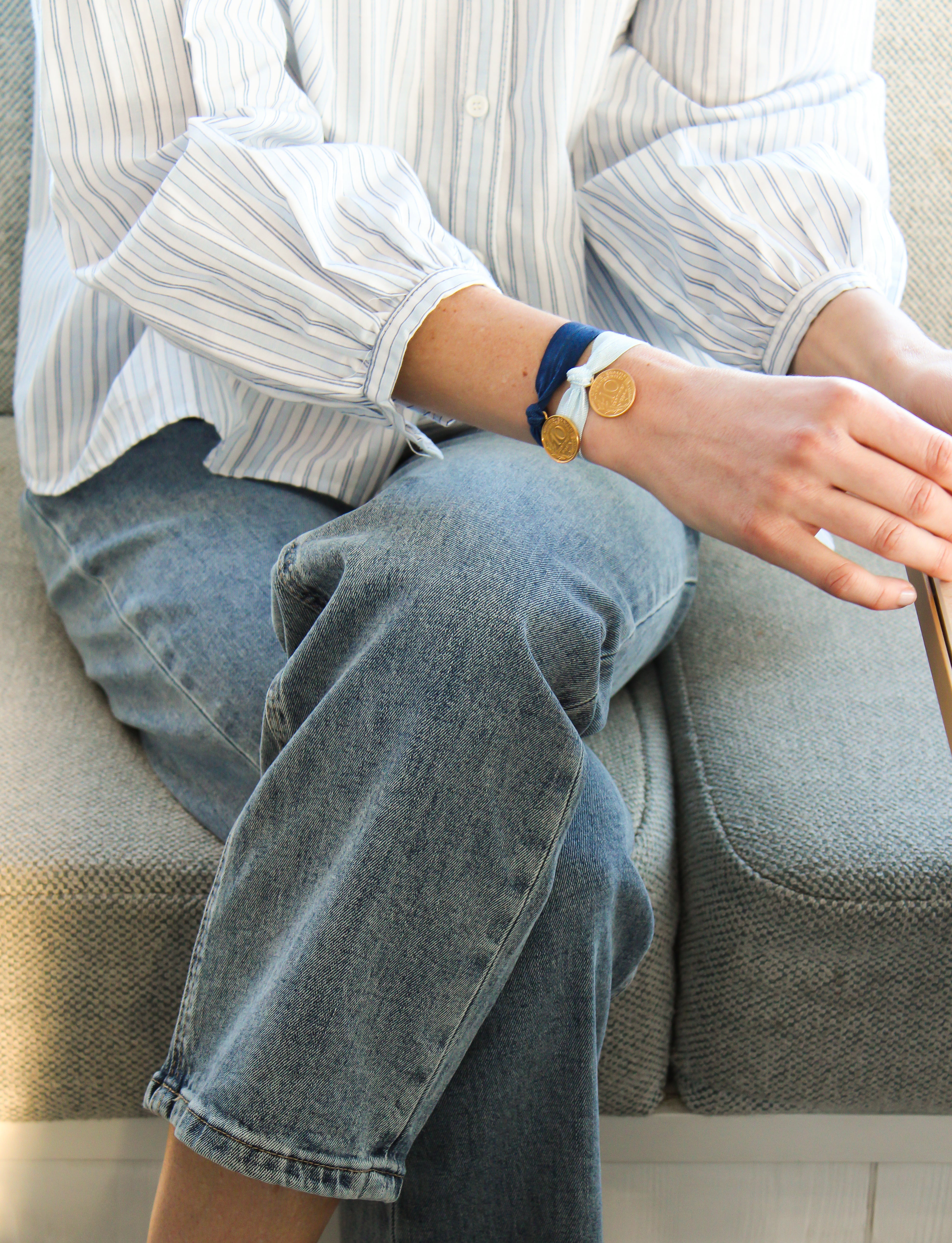 Jean Droit Bleu Vintage