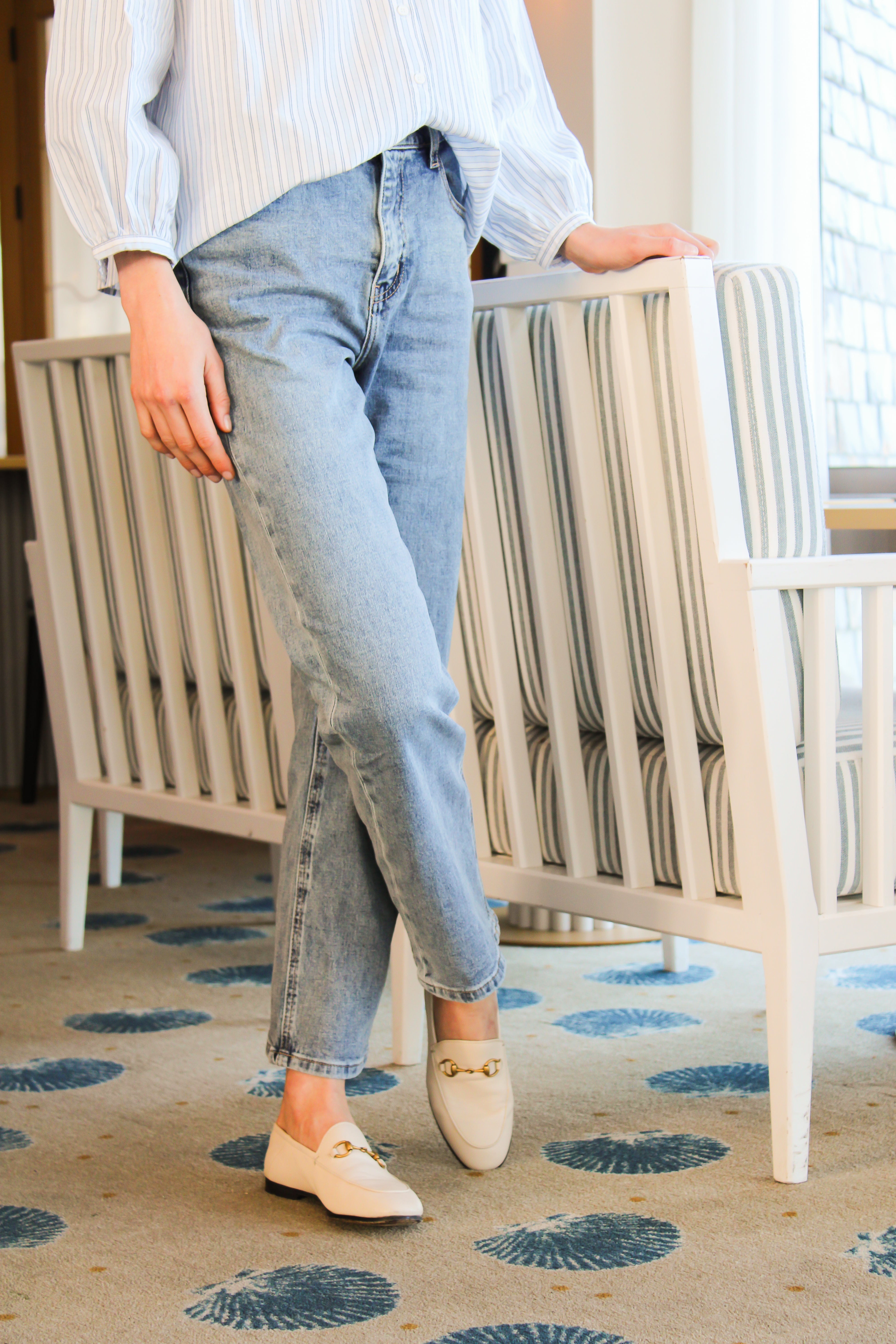 Jean Droit Bleu Vintage