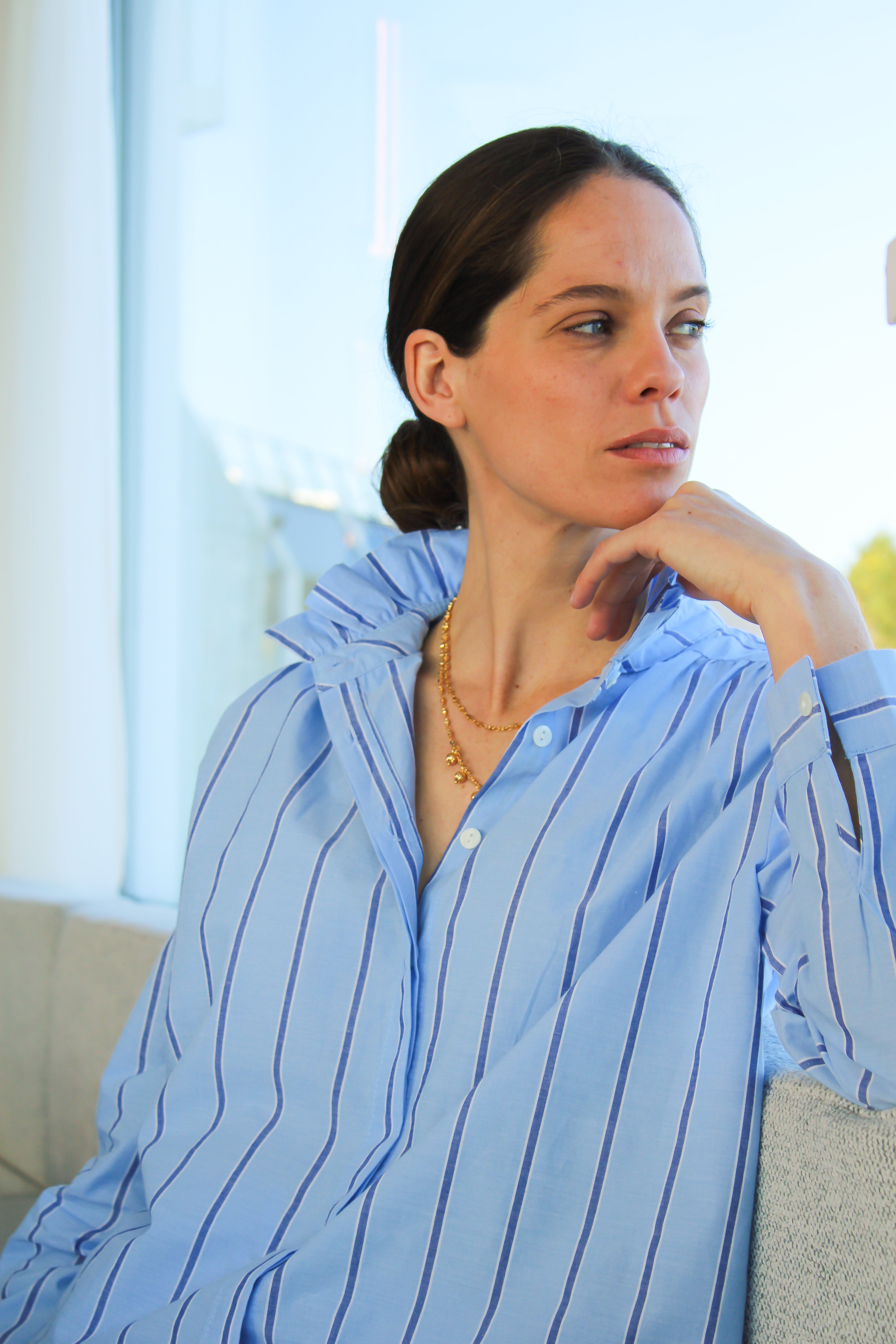 Chemise Noémie Bleue