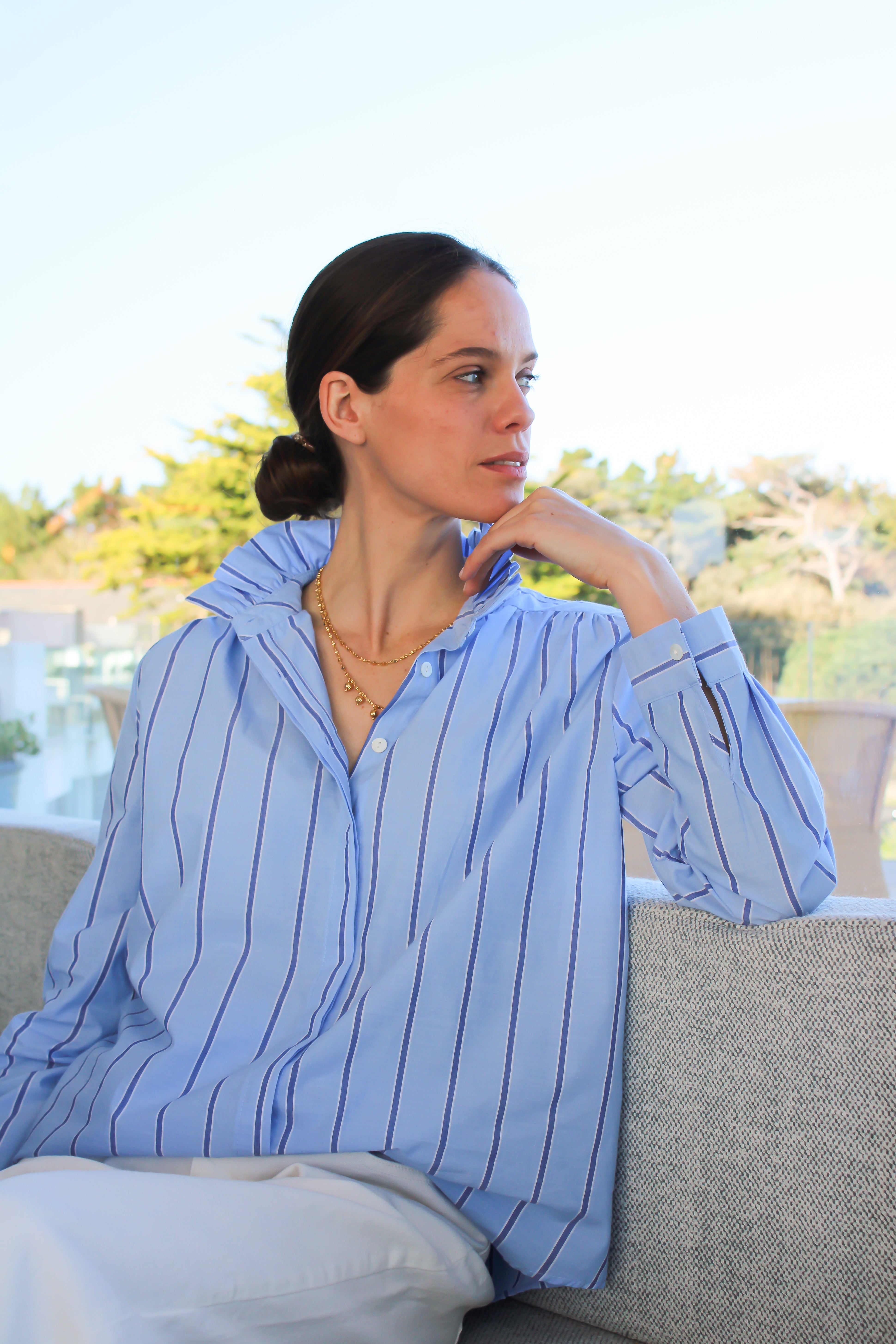 Chemise Noémie Bleue