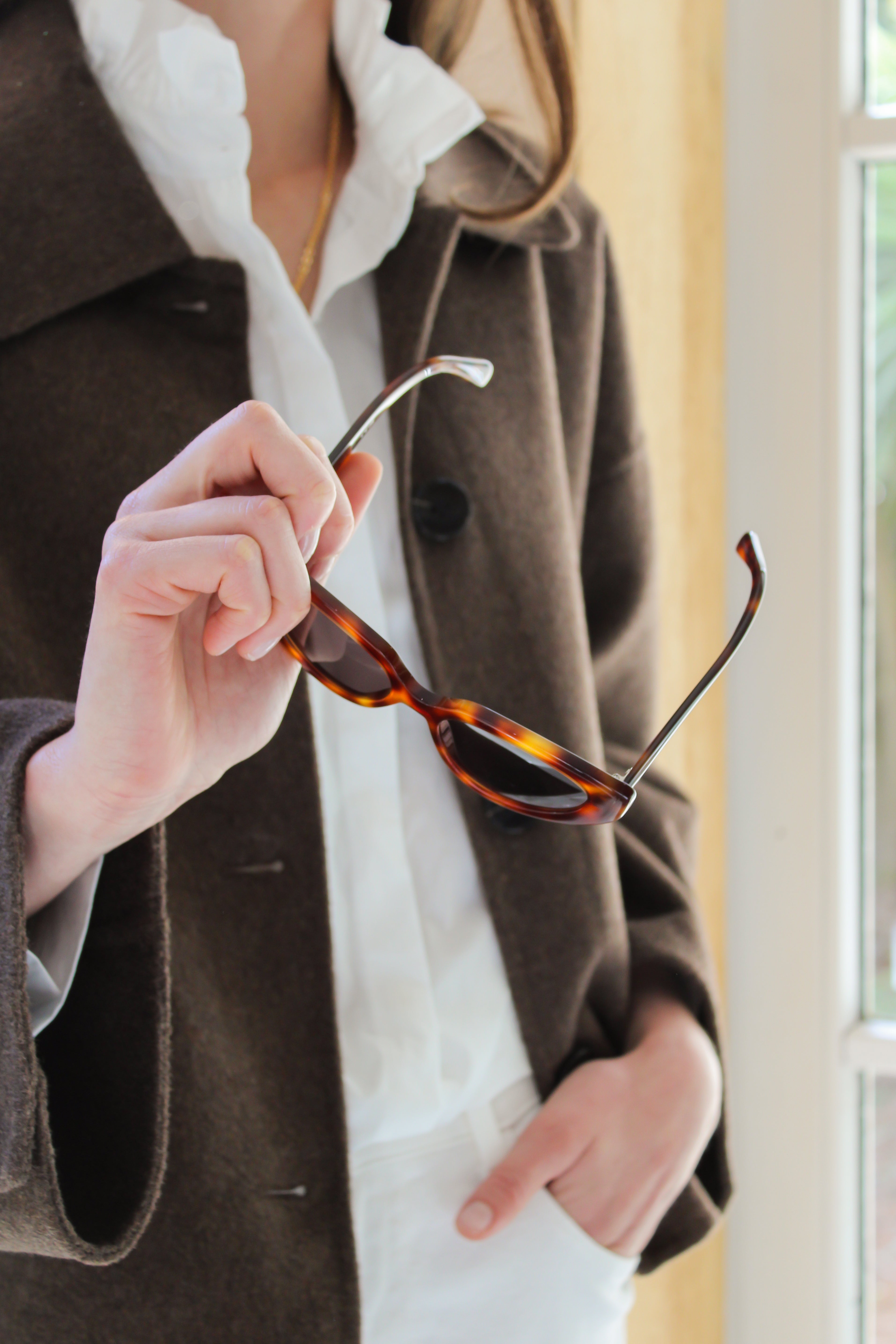 Caban double face Ébène