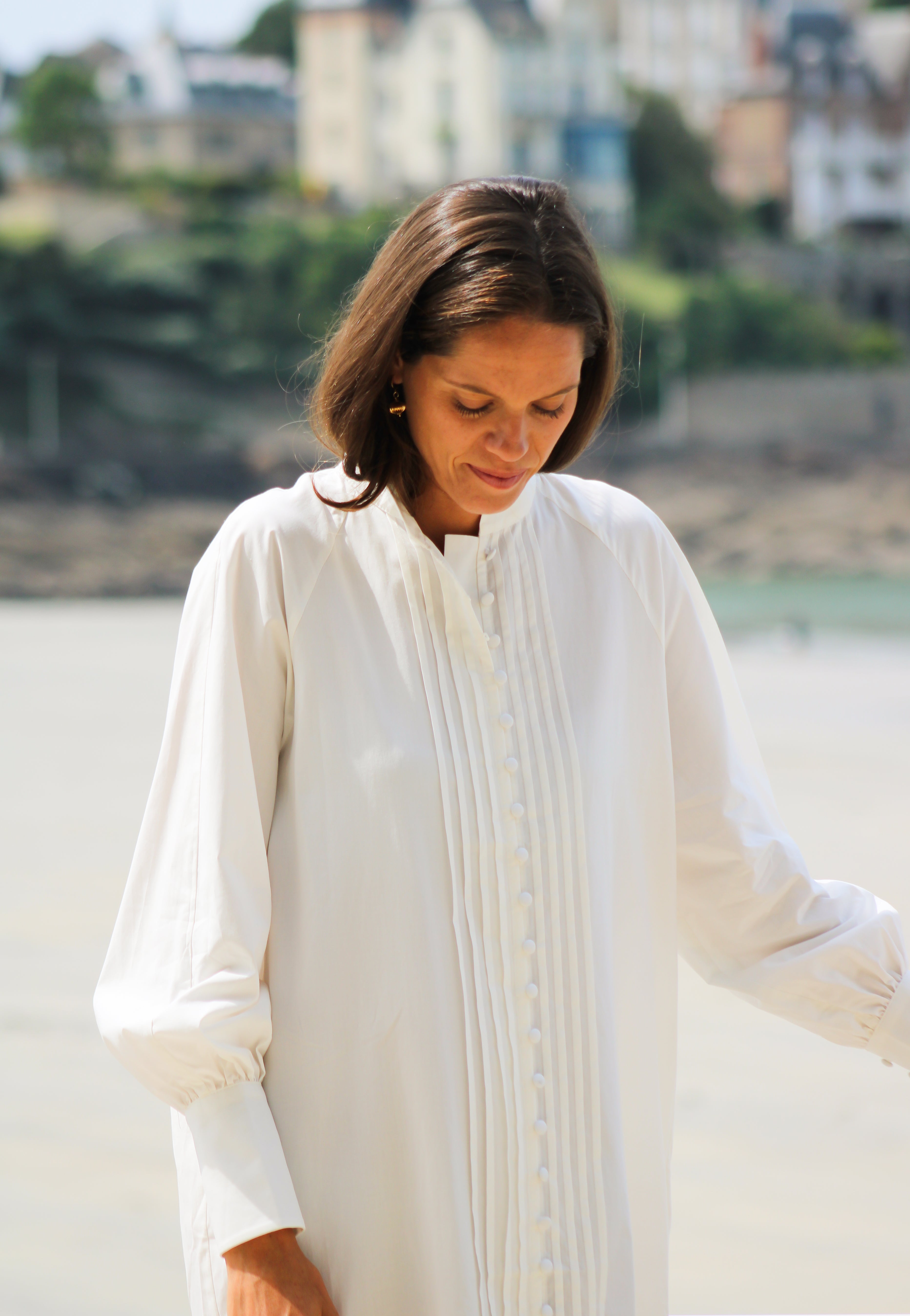 Robe Sandra blanche