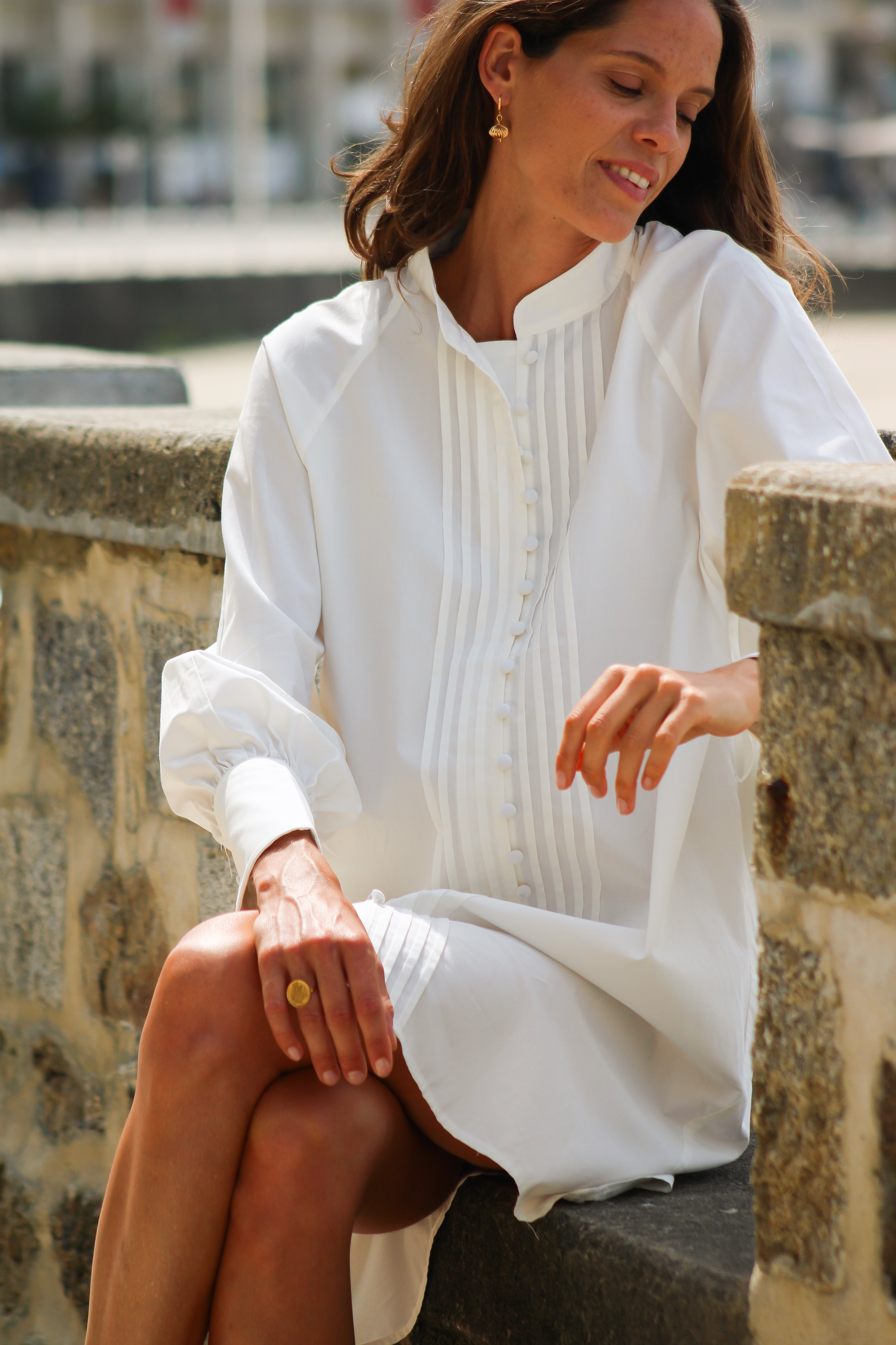 Robe Sandra blanche