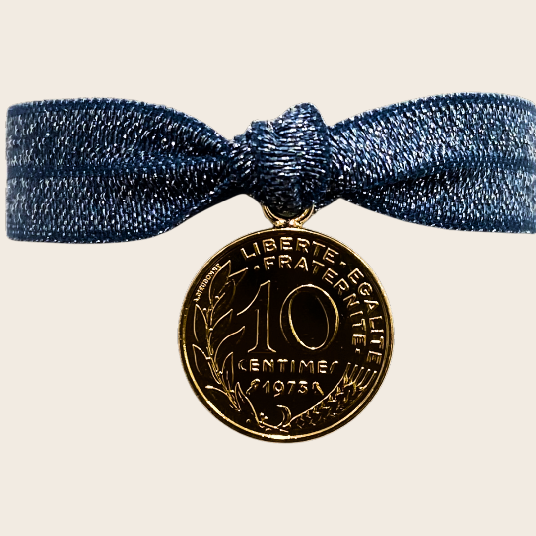 L'élastiqué Glitter Marine