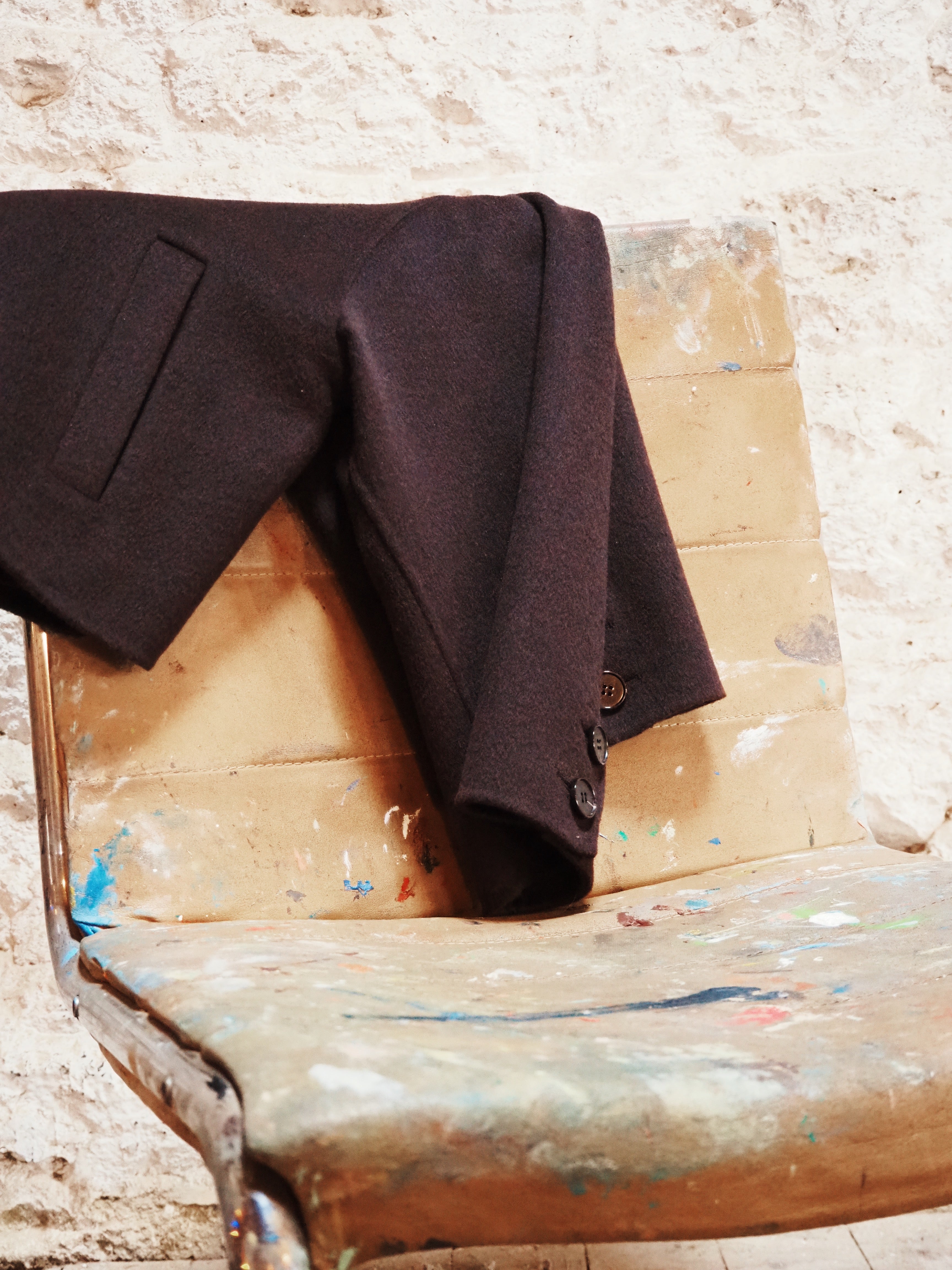 Caban double face Ébène