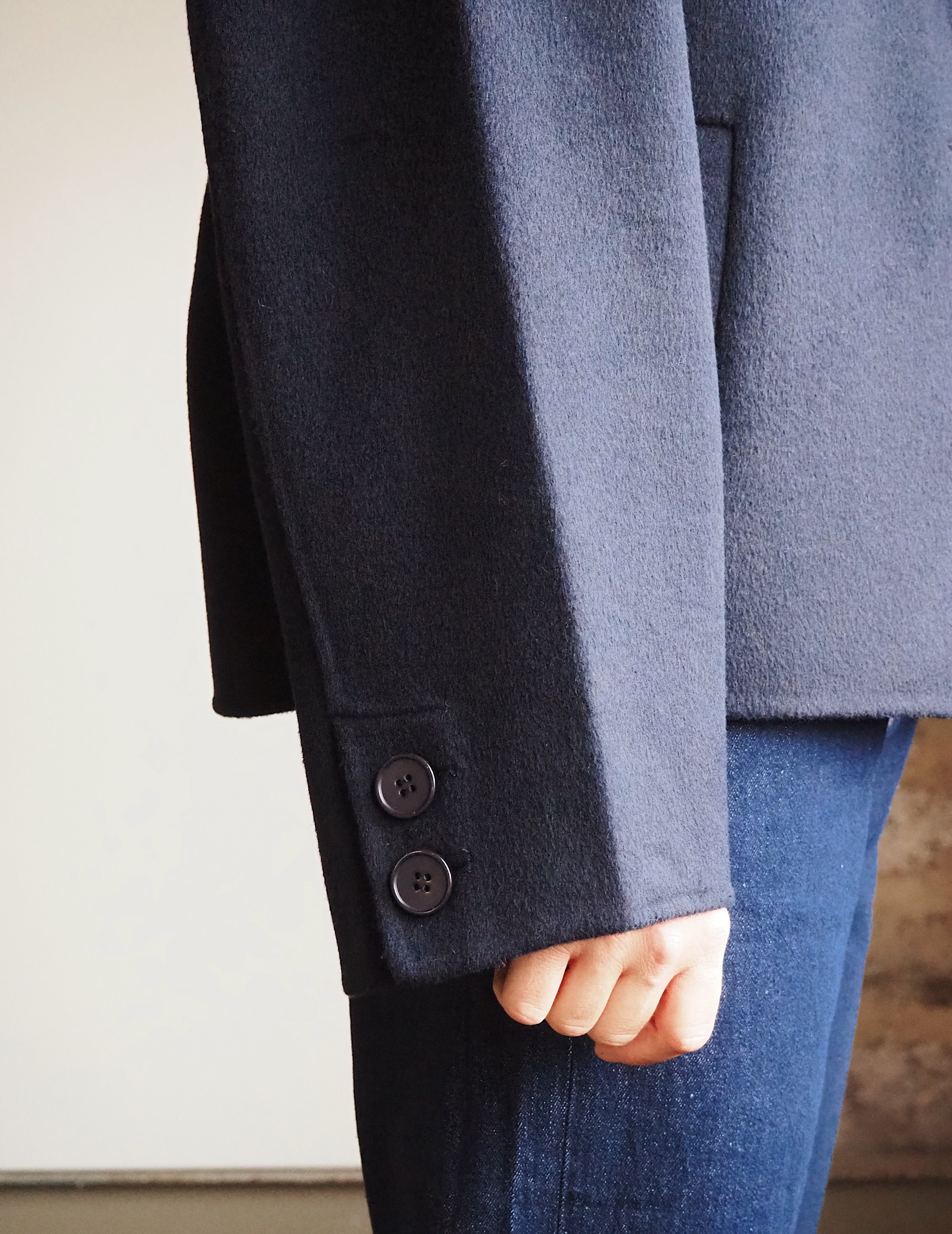 Caban double face Marine