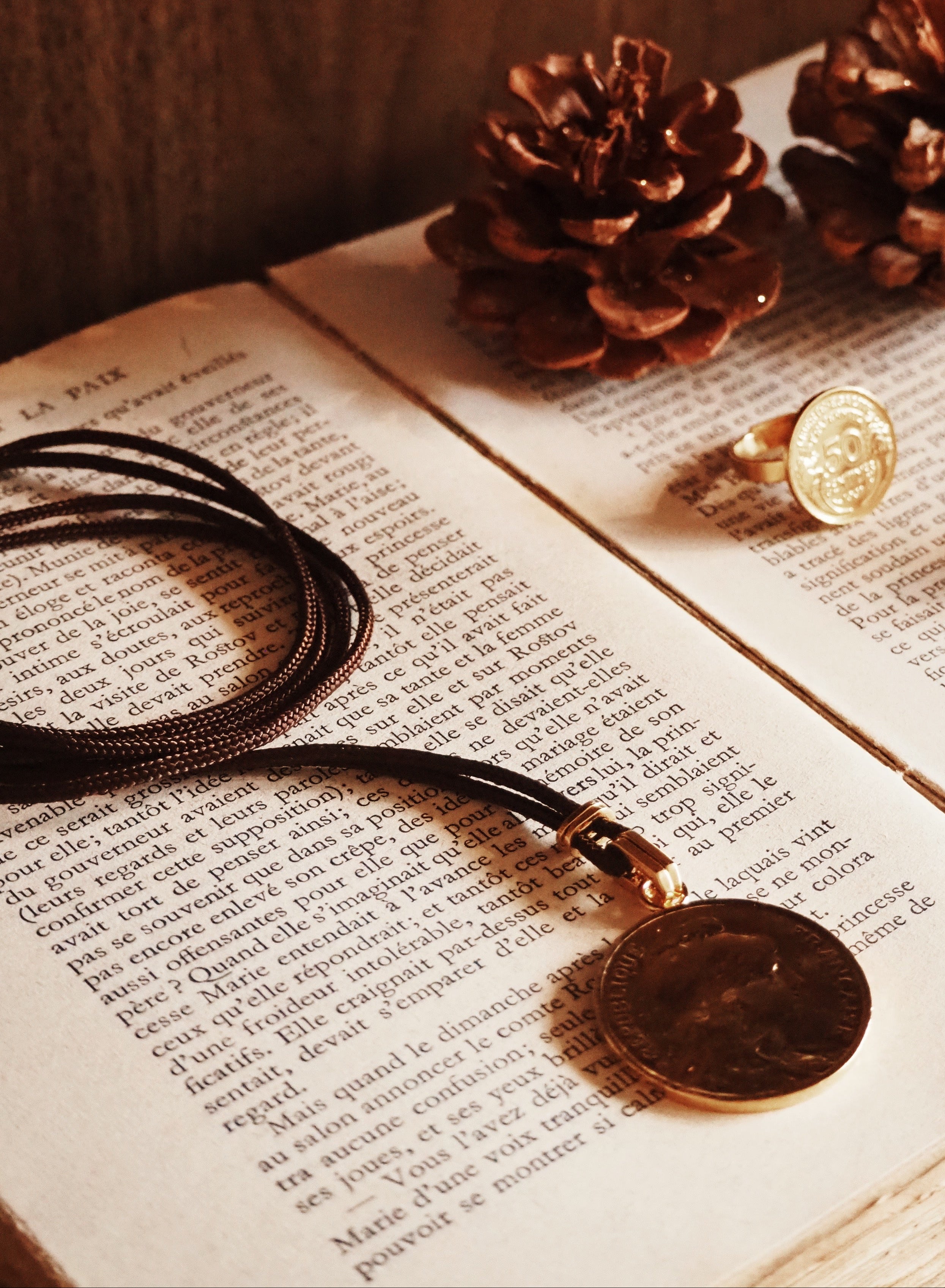 Pièce Unique N.5 - Collier Marianne chocolat