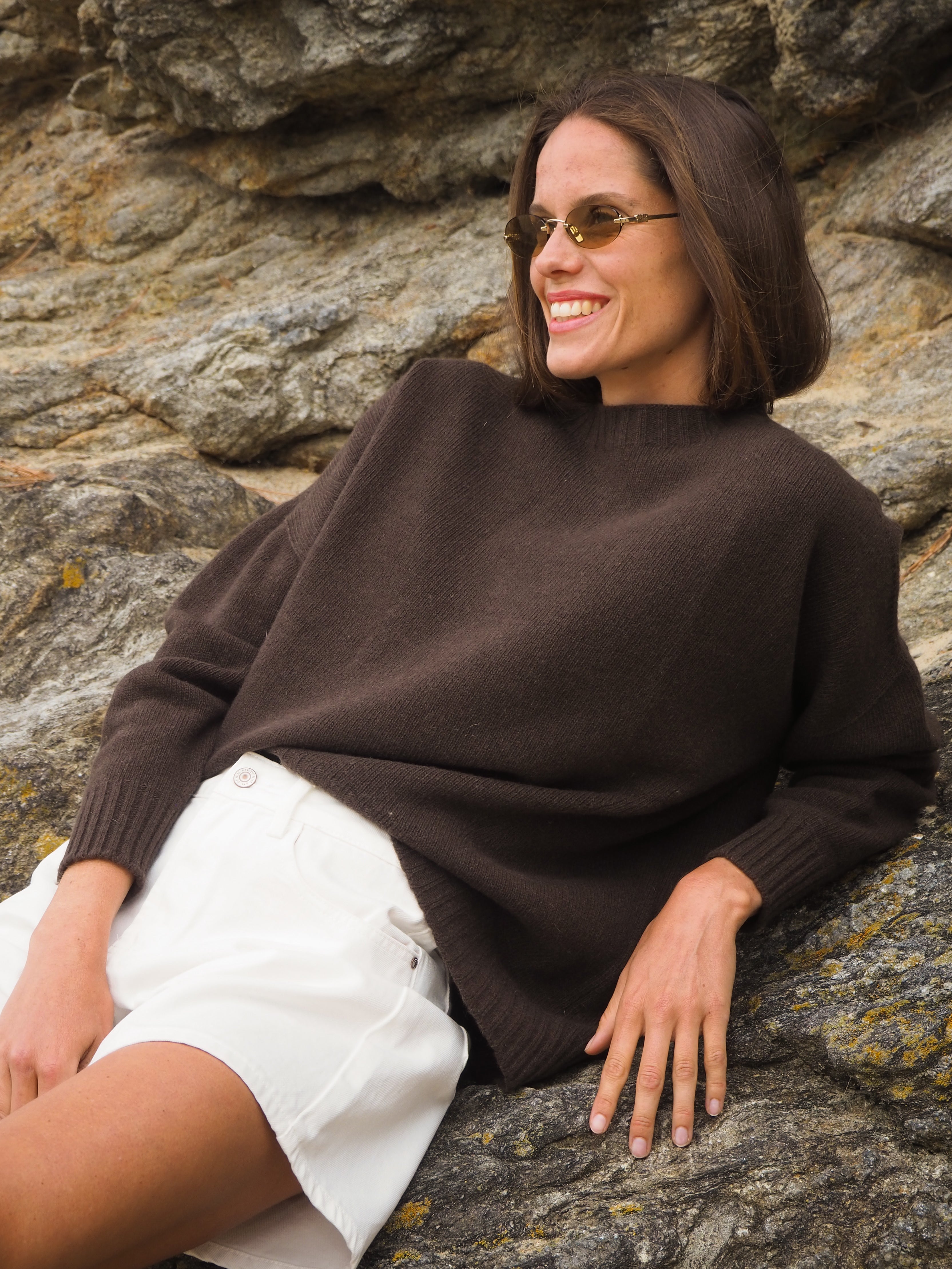 Pull Oversize Chocolat