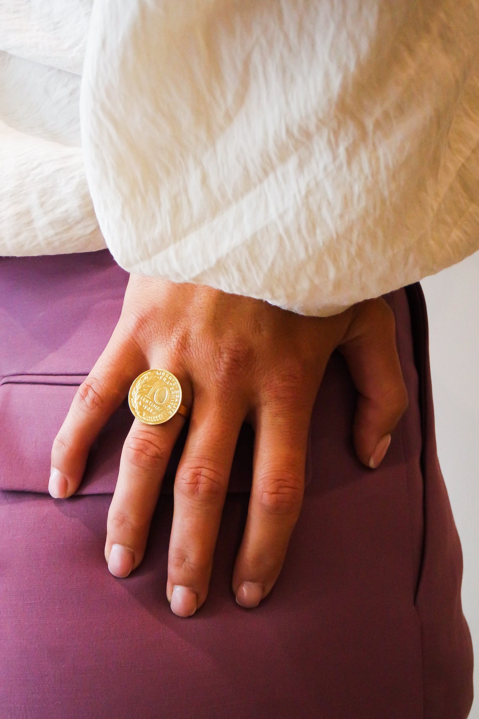 Bague 10 centimes Marianne