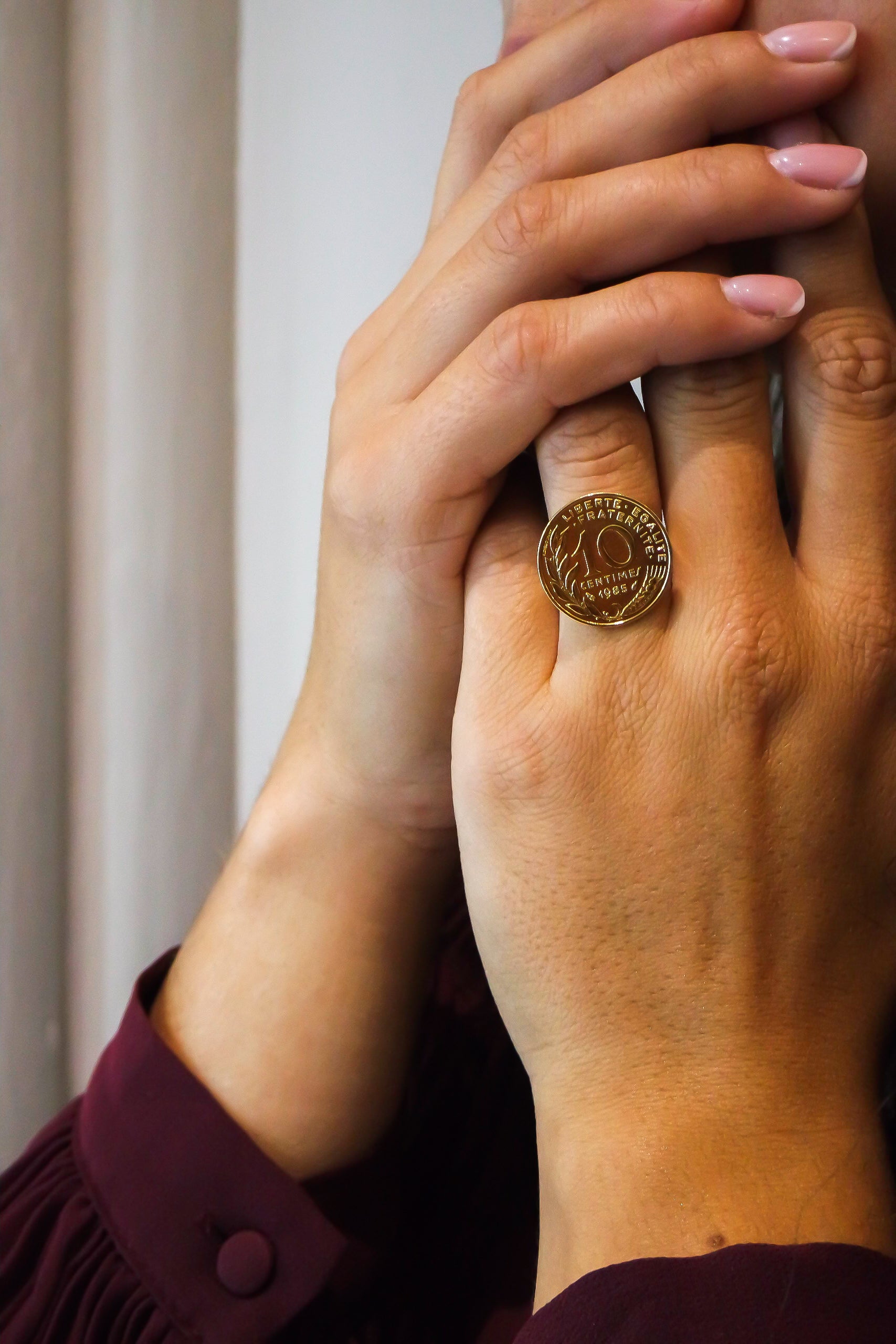Bague 10 centimes Marianne