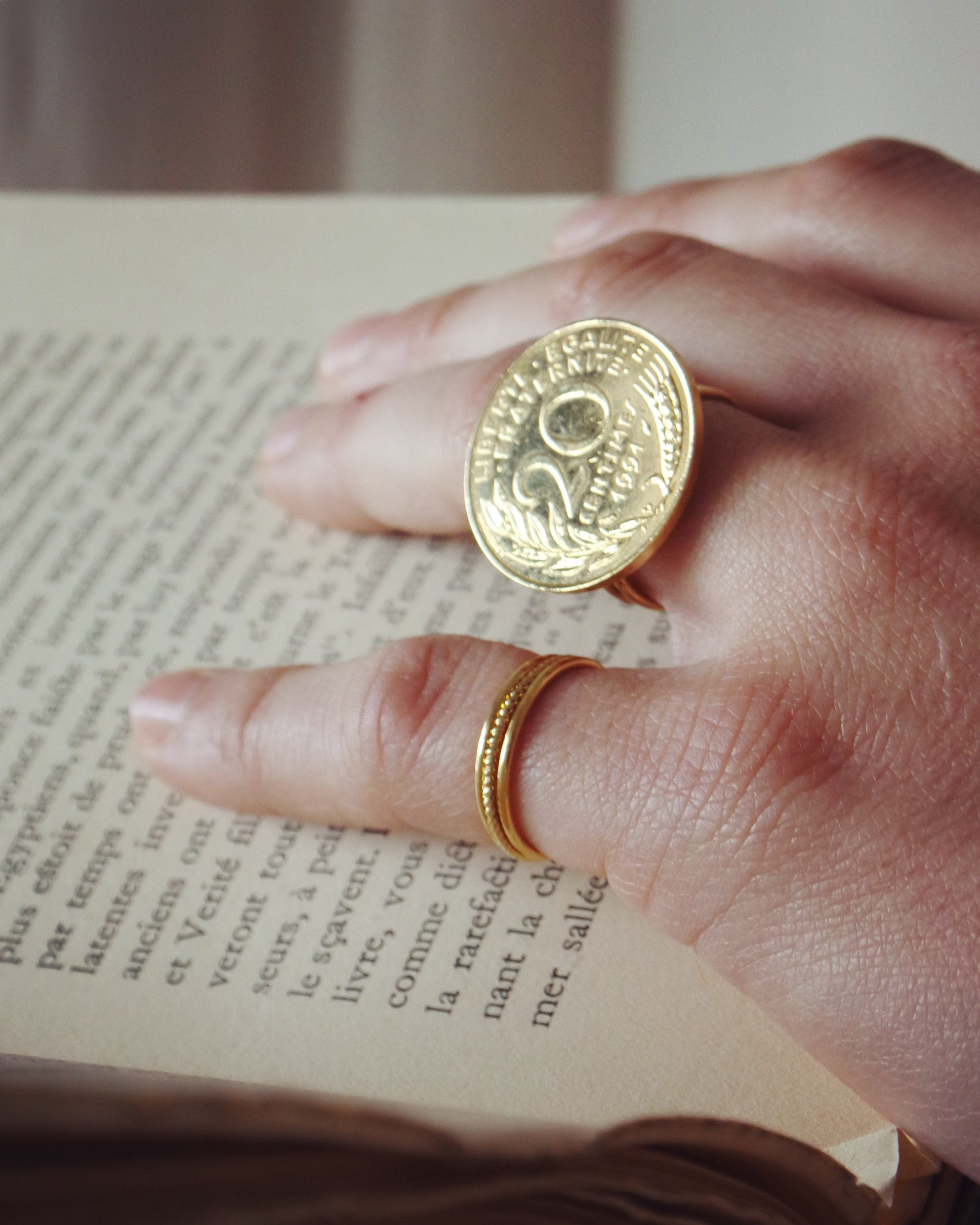 Bague 20 centimes Marianne