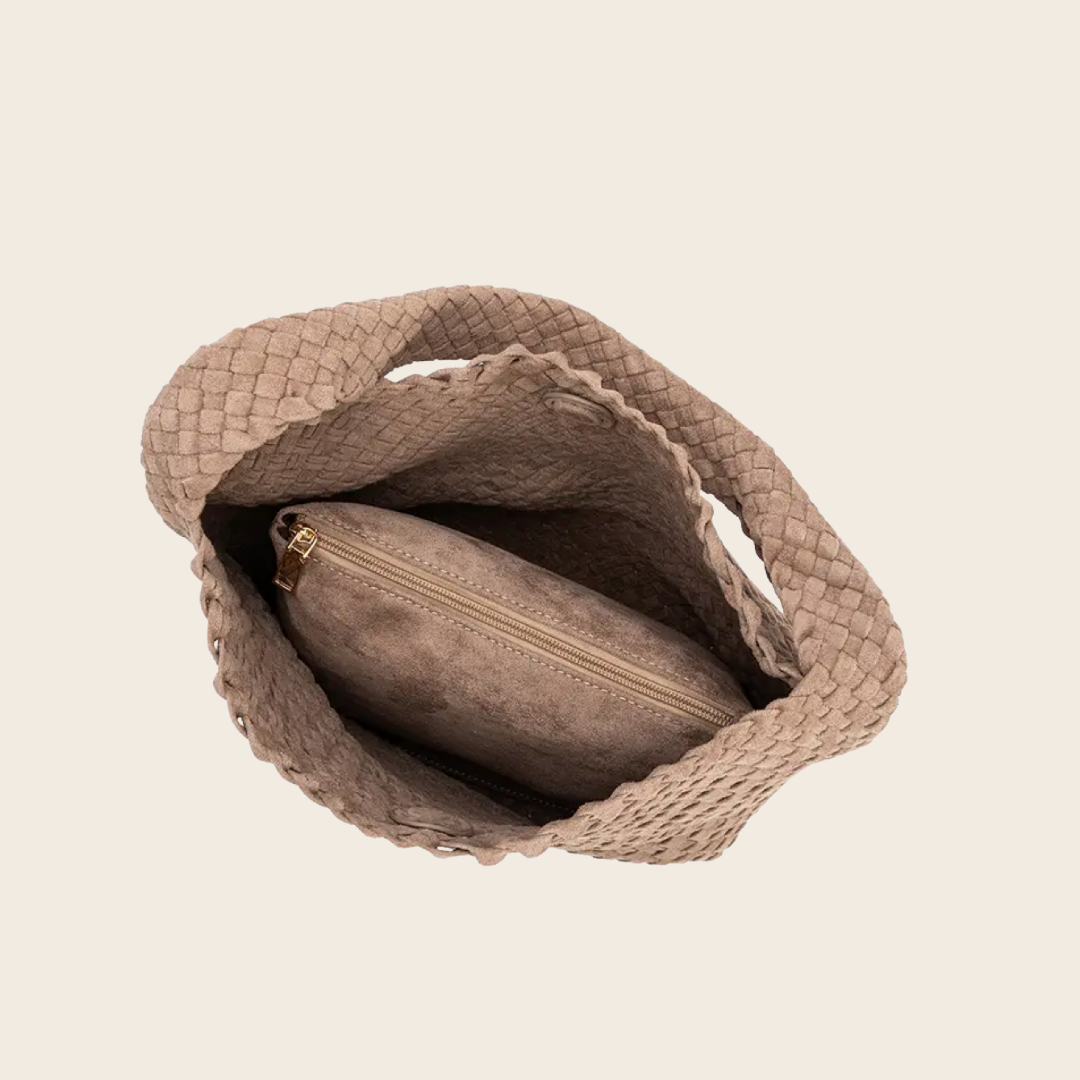 Sac Johanna suède Beige