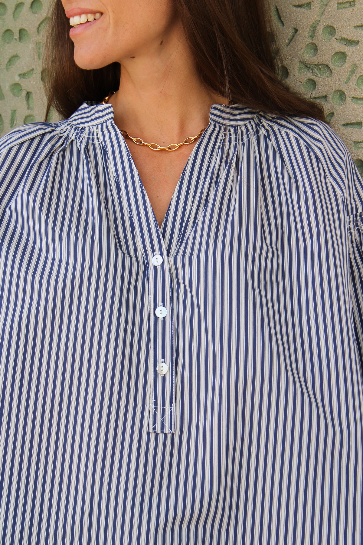 Blouse Emmanuelle Bleue