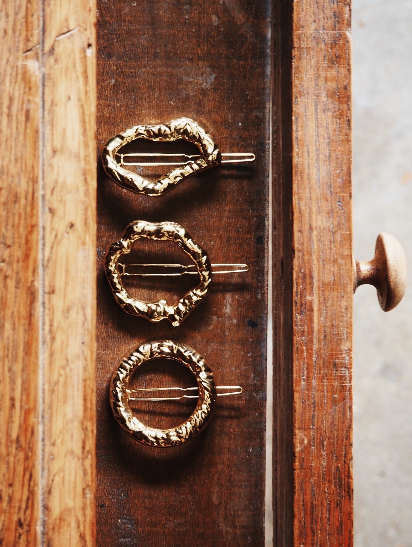 Barrettes Dorées N.3