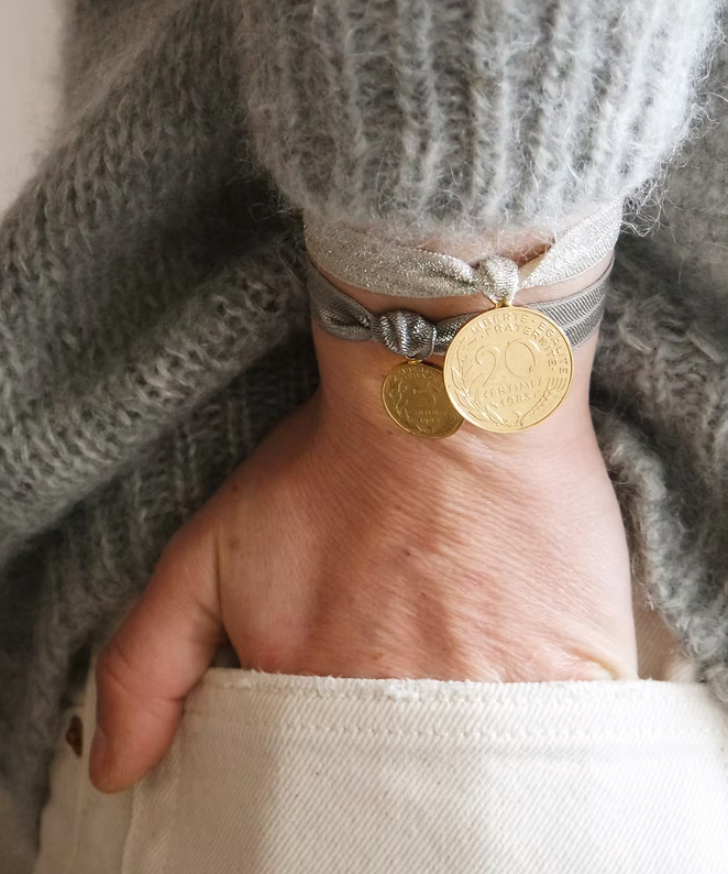 L'élastiqué Gris perle