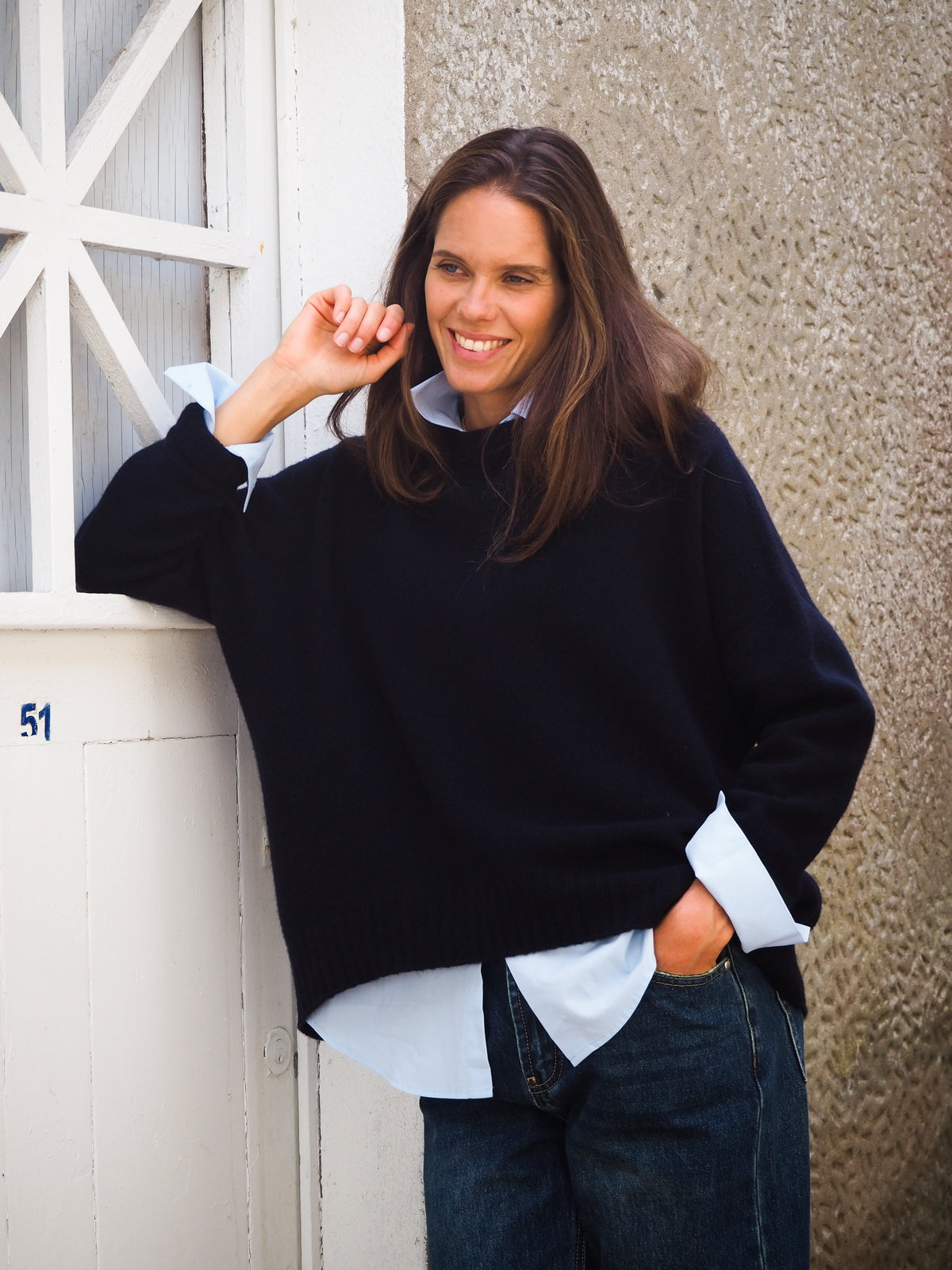 Chemise Nadine Bleue