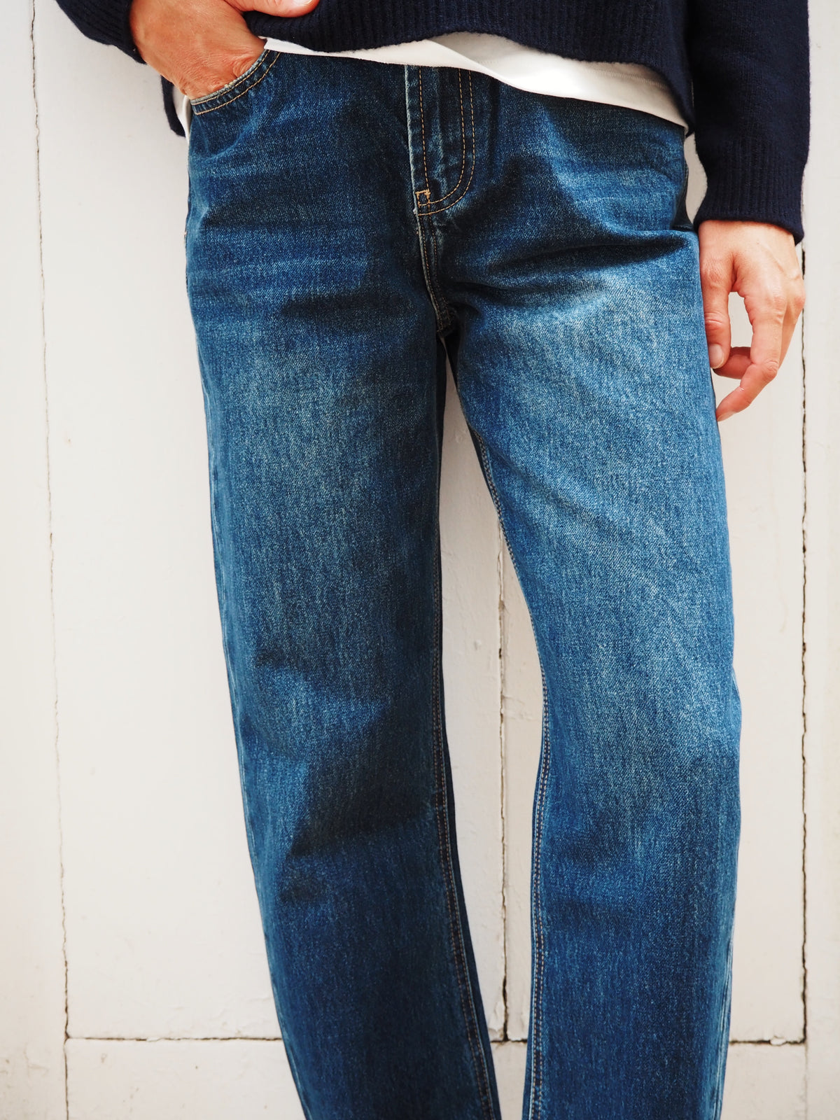 Jean Boyfriend bleu