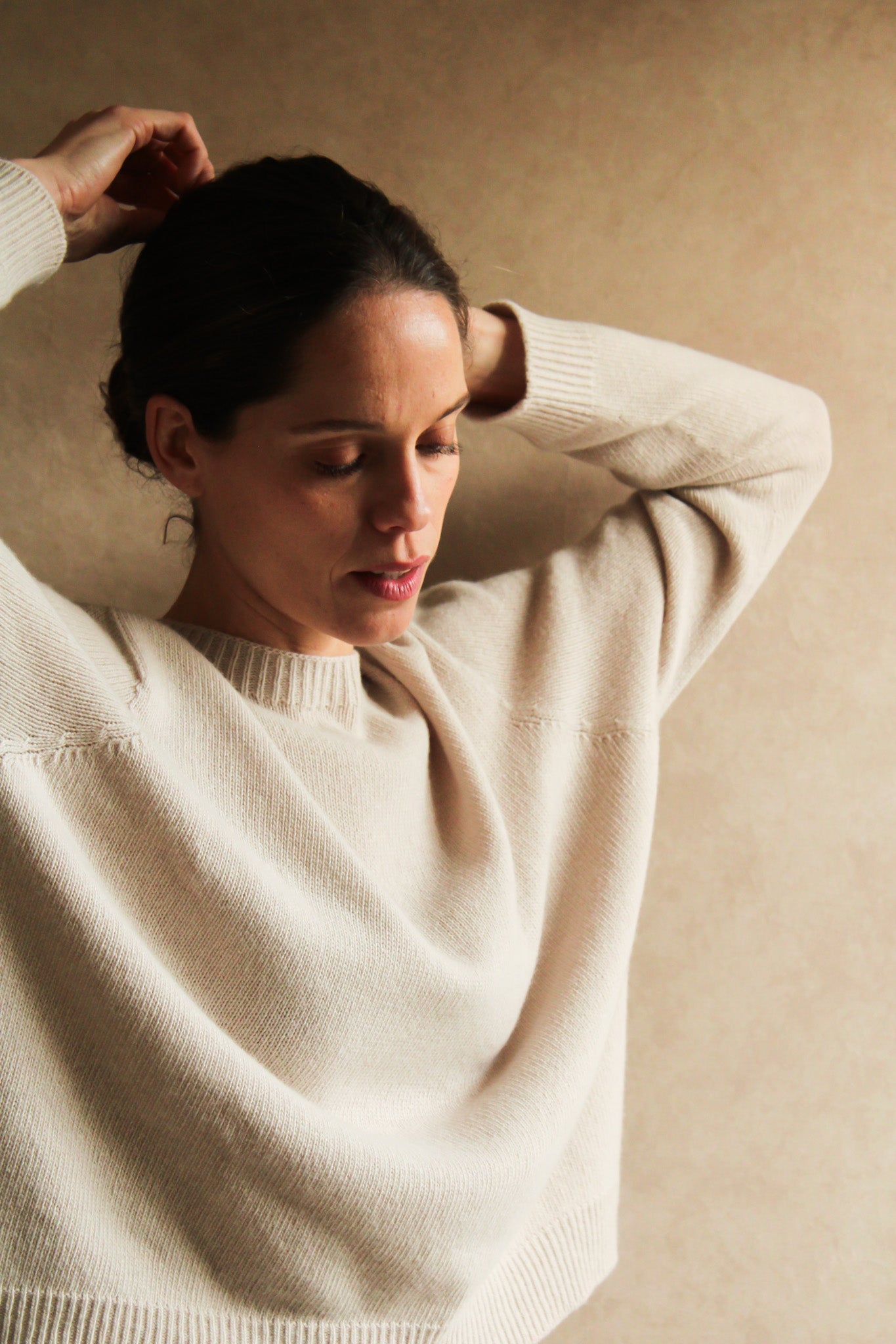 Le pull col Rond Poudre