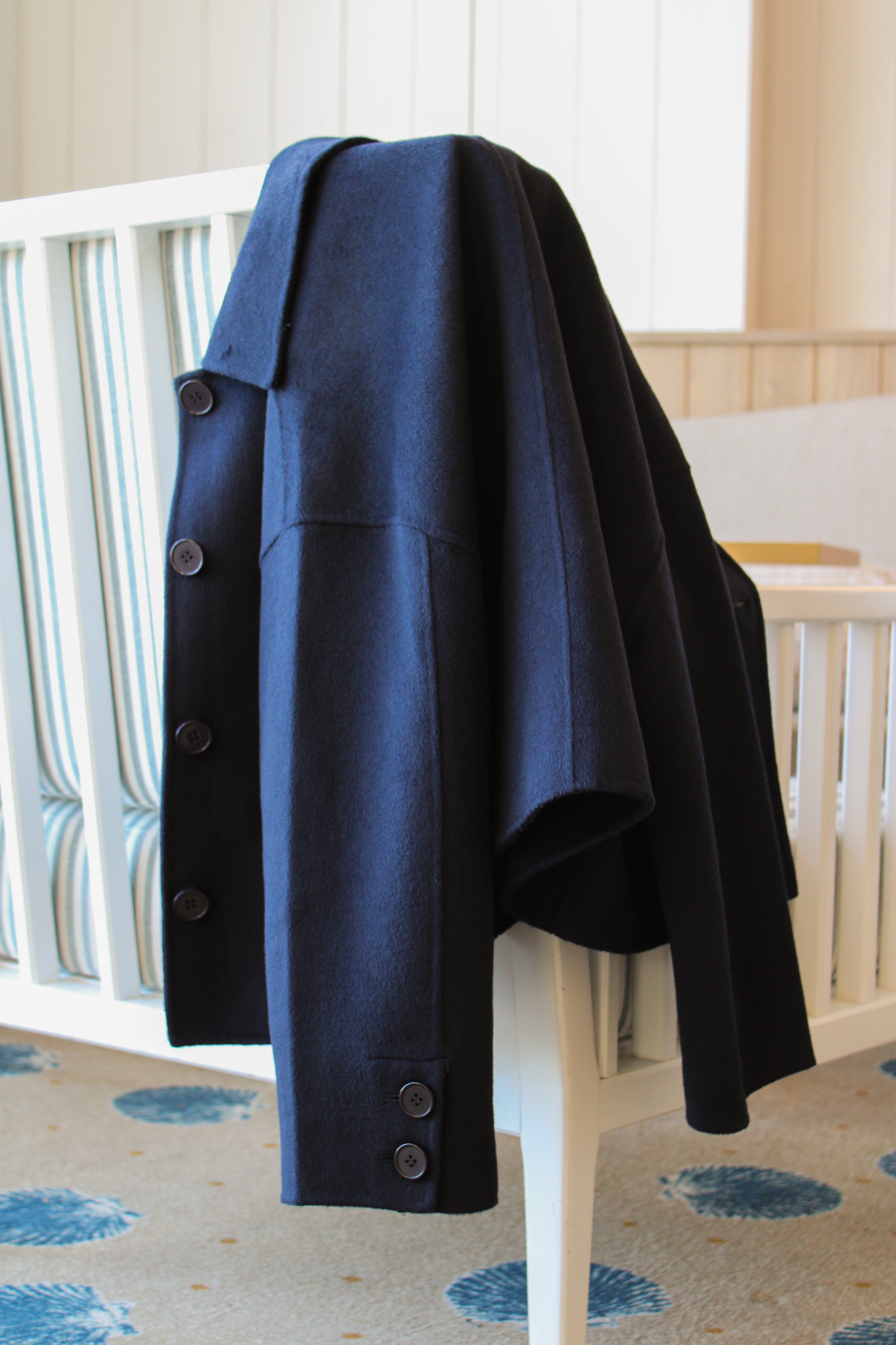 Caban double face Marine