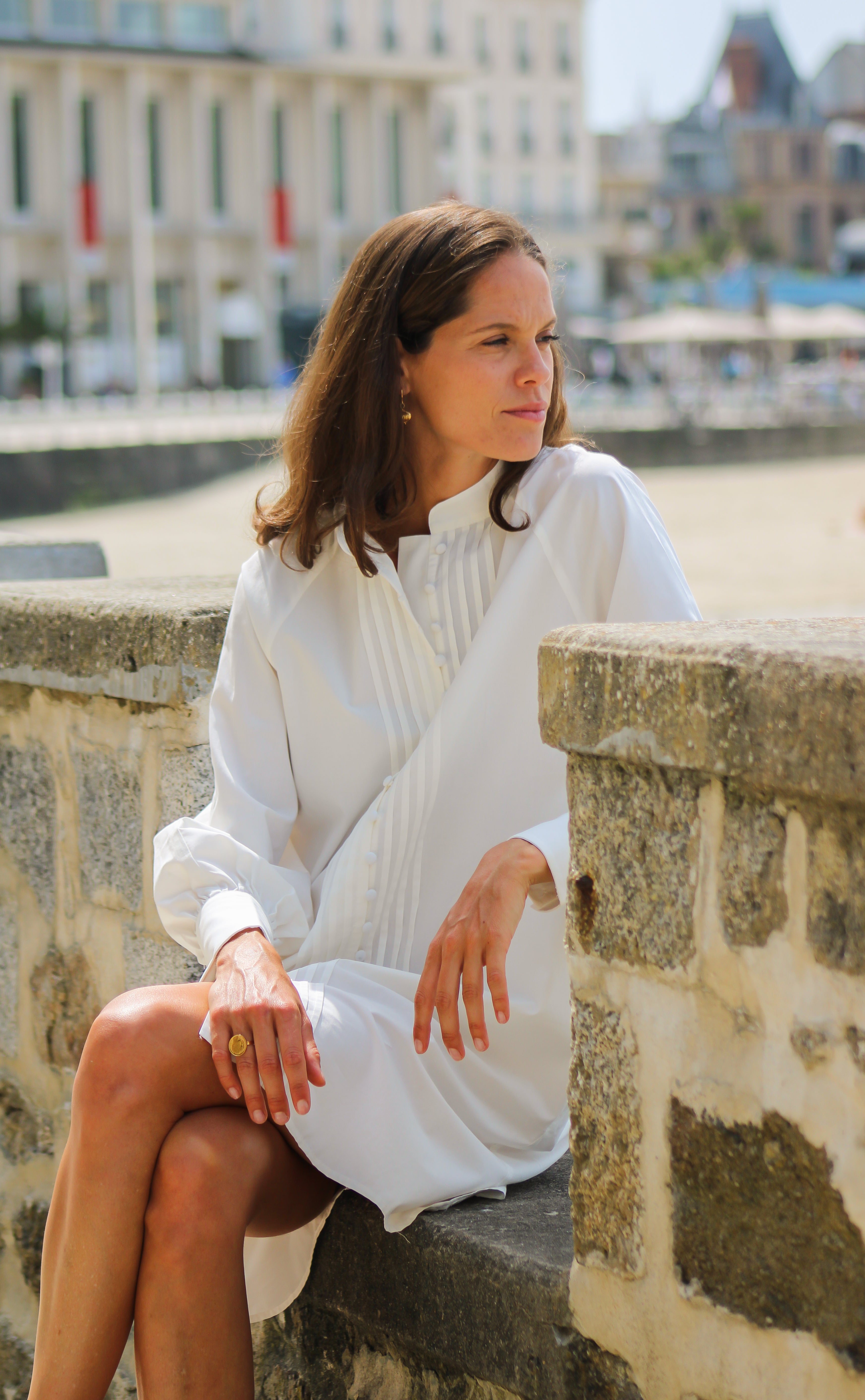 Robe Sandra blanche
