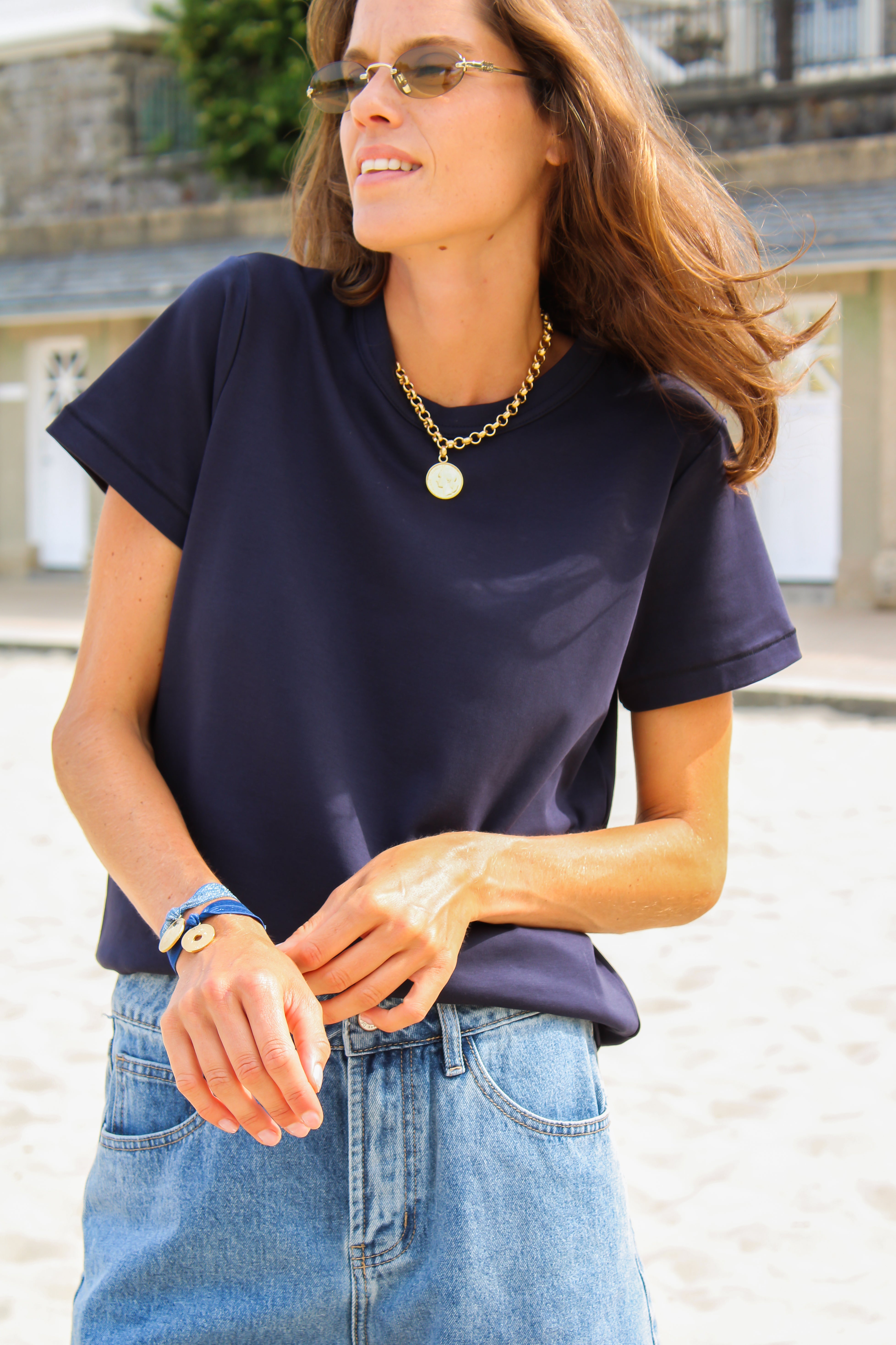 Tee-Shirt Bleu marine