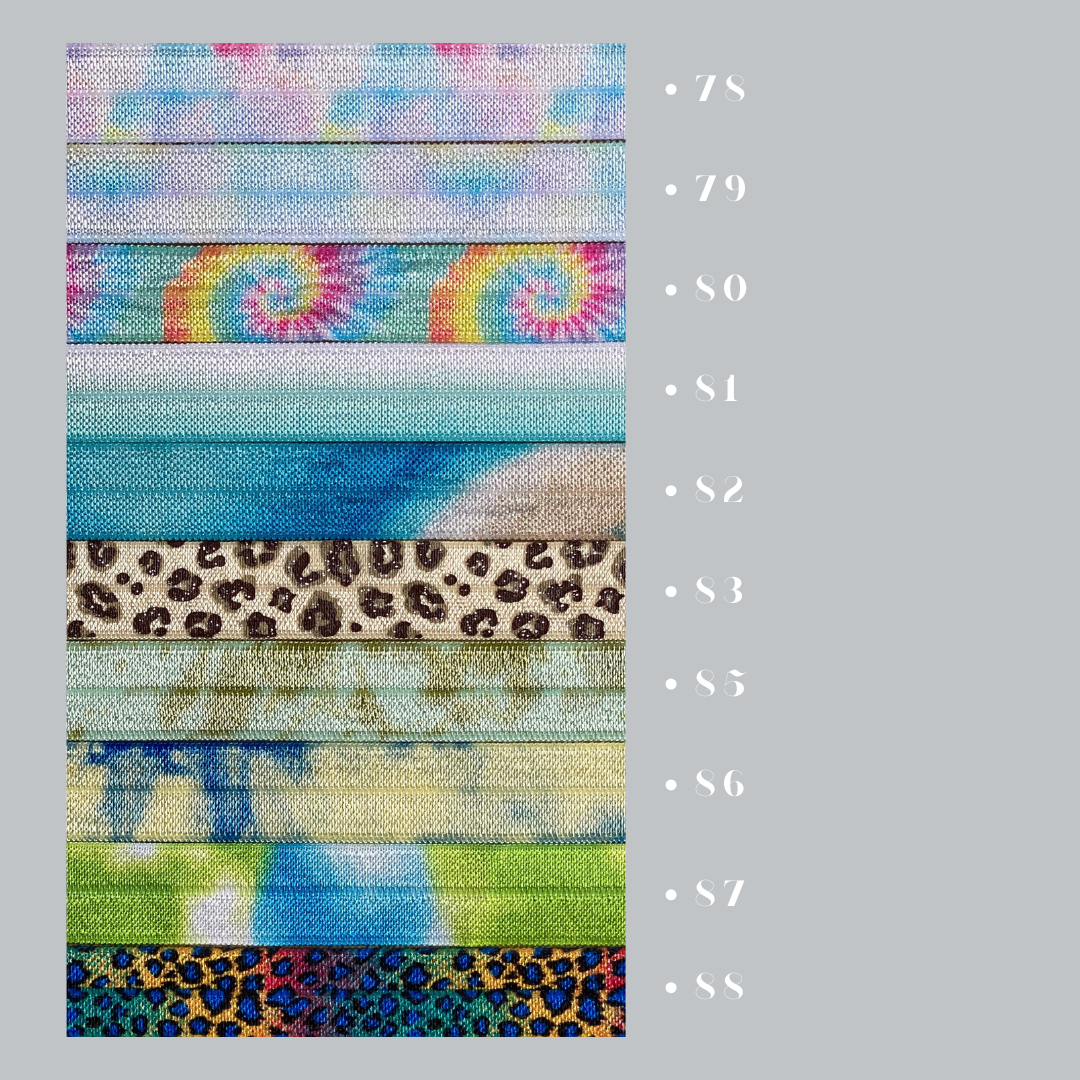 Les Rubans Imprimés Bleus