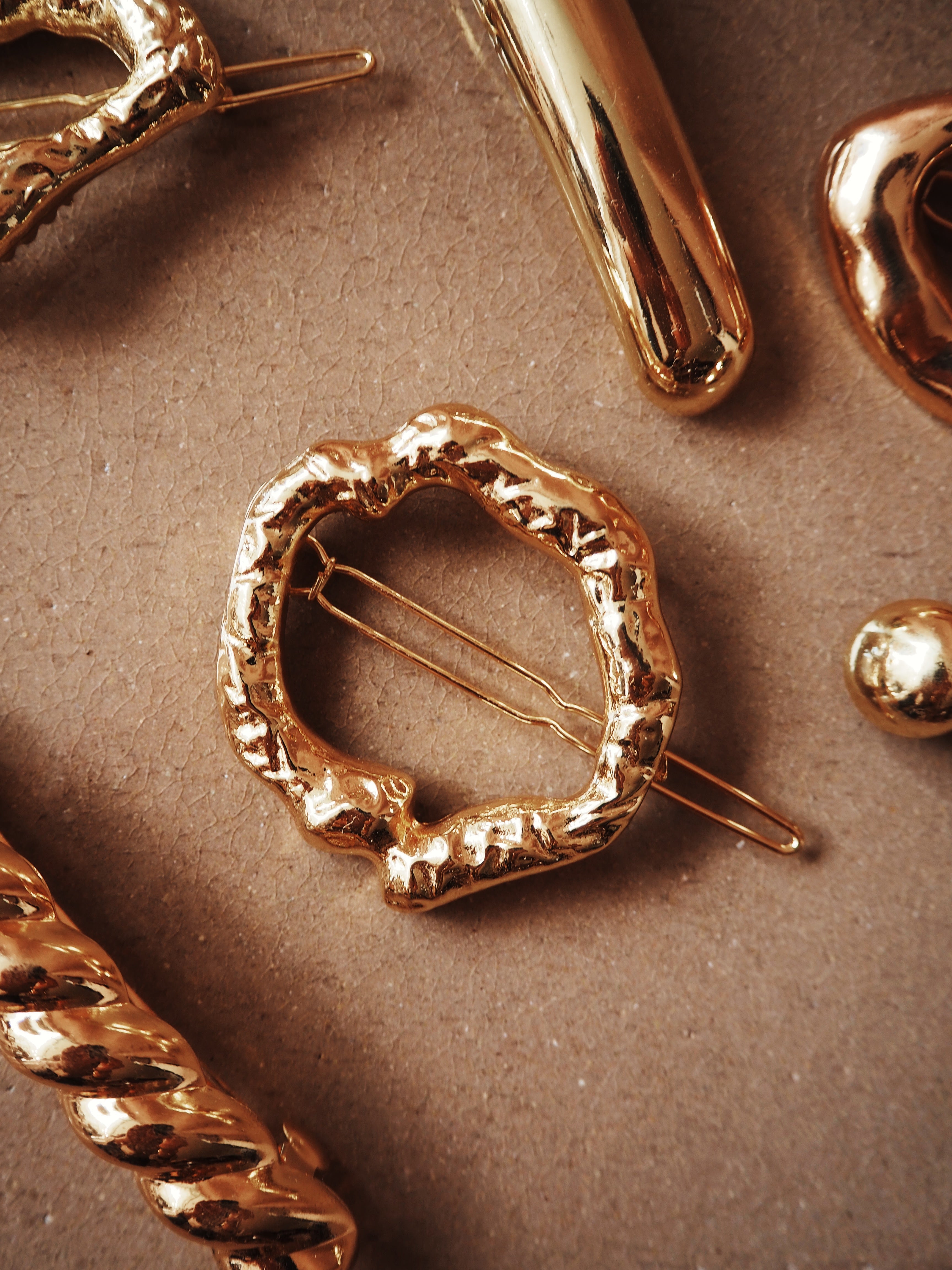 Barrettes Dorées N.3