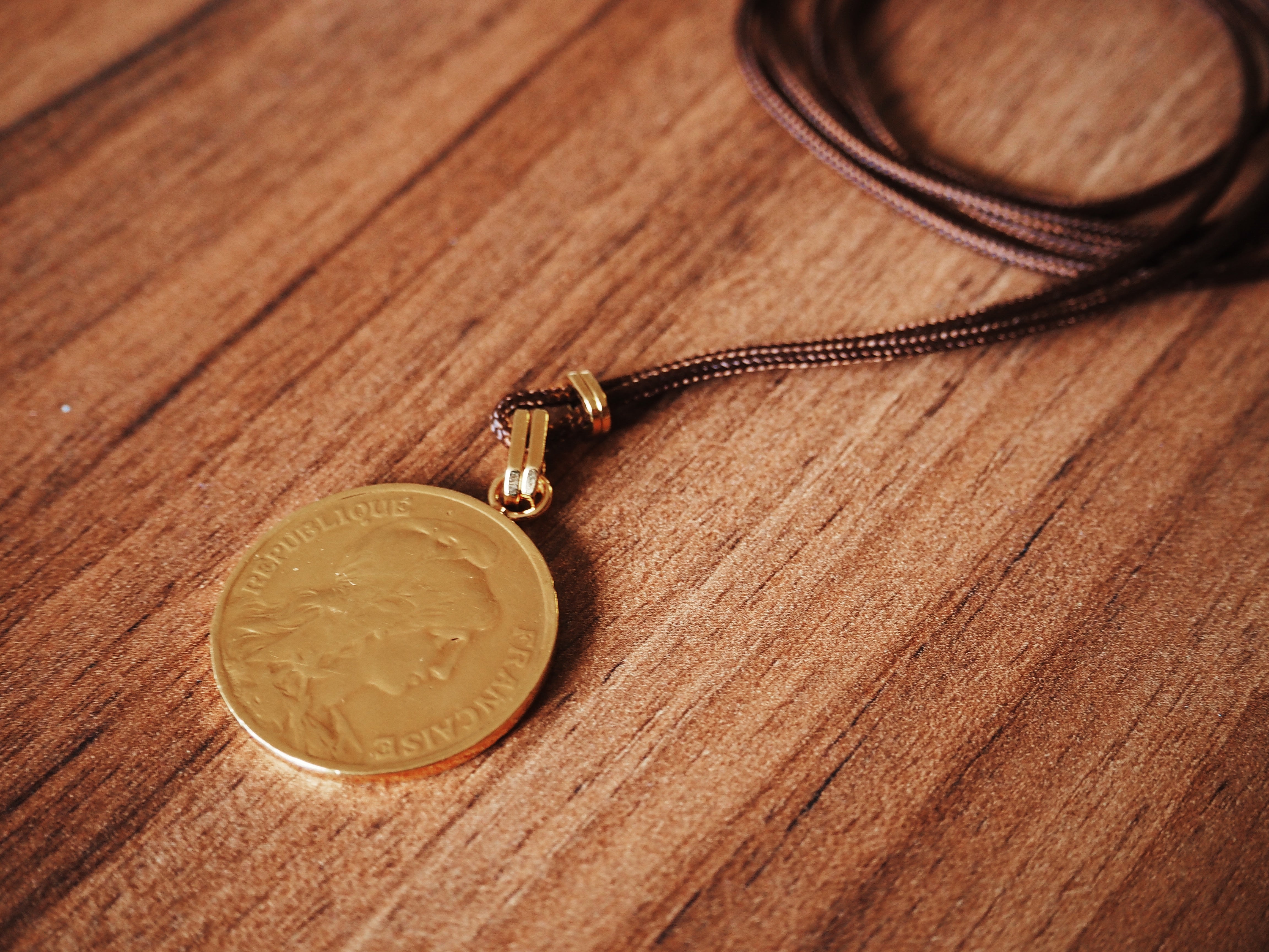 Pièce Unique N.5 - Collier Marianne chocolat