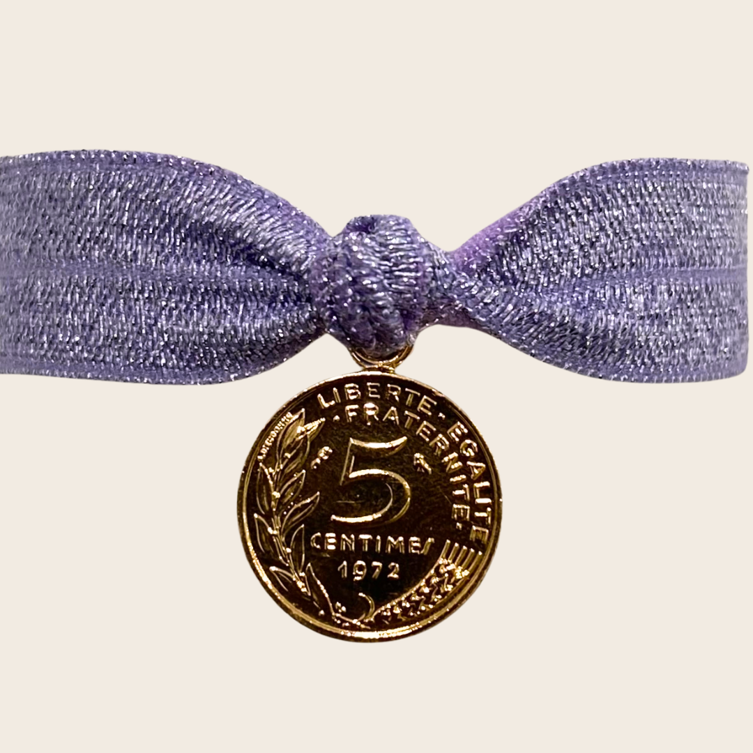 L'élastiqué Glitter Violet